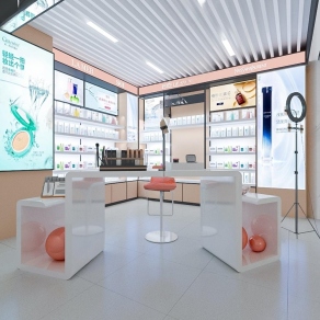 现代商场柜台3D模型下载